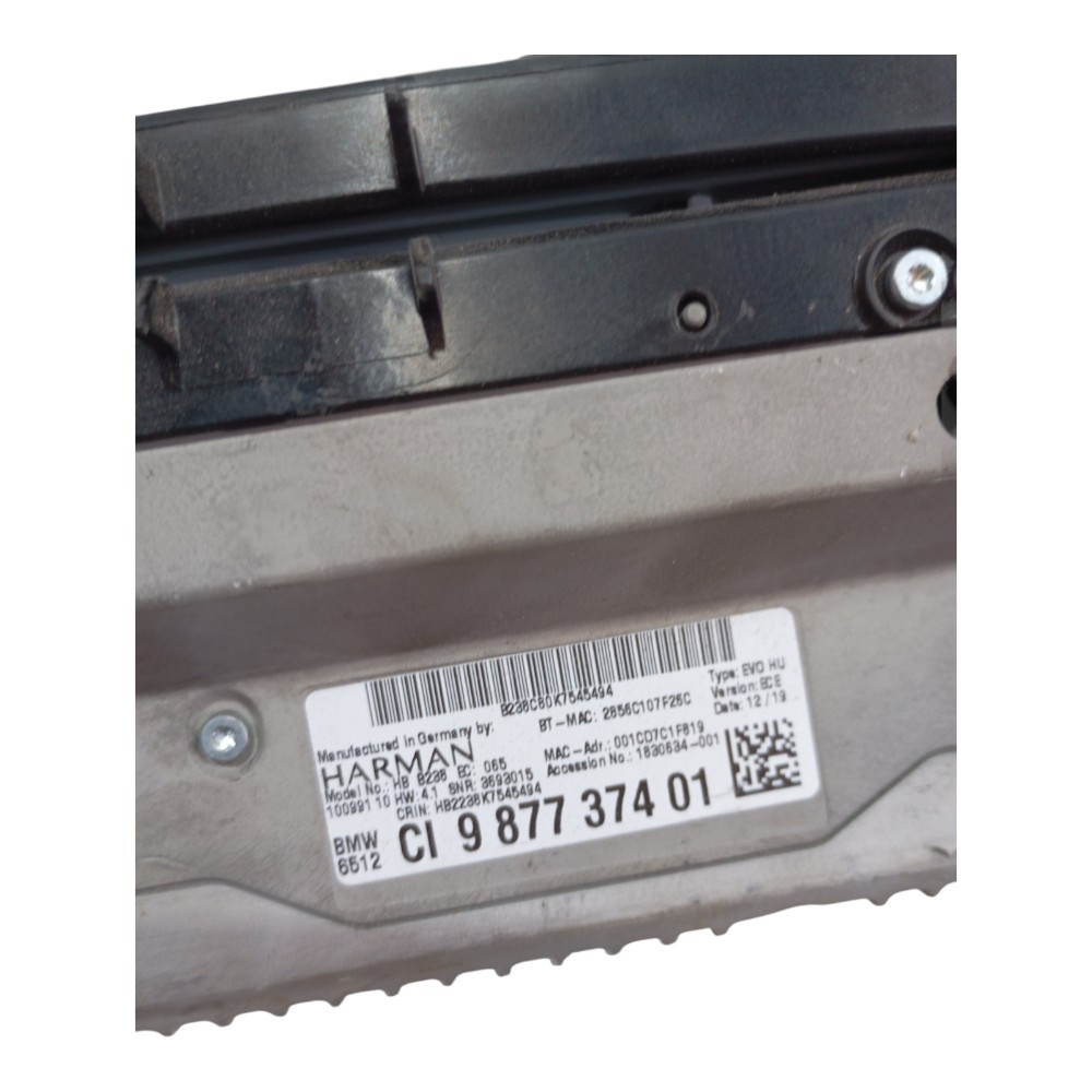 Radio Bmw X3 2020 Cod Cl987737401 2