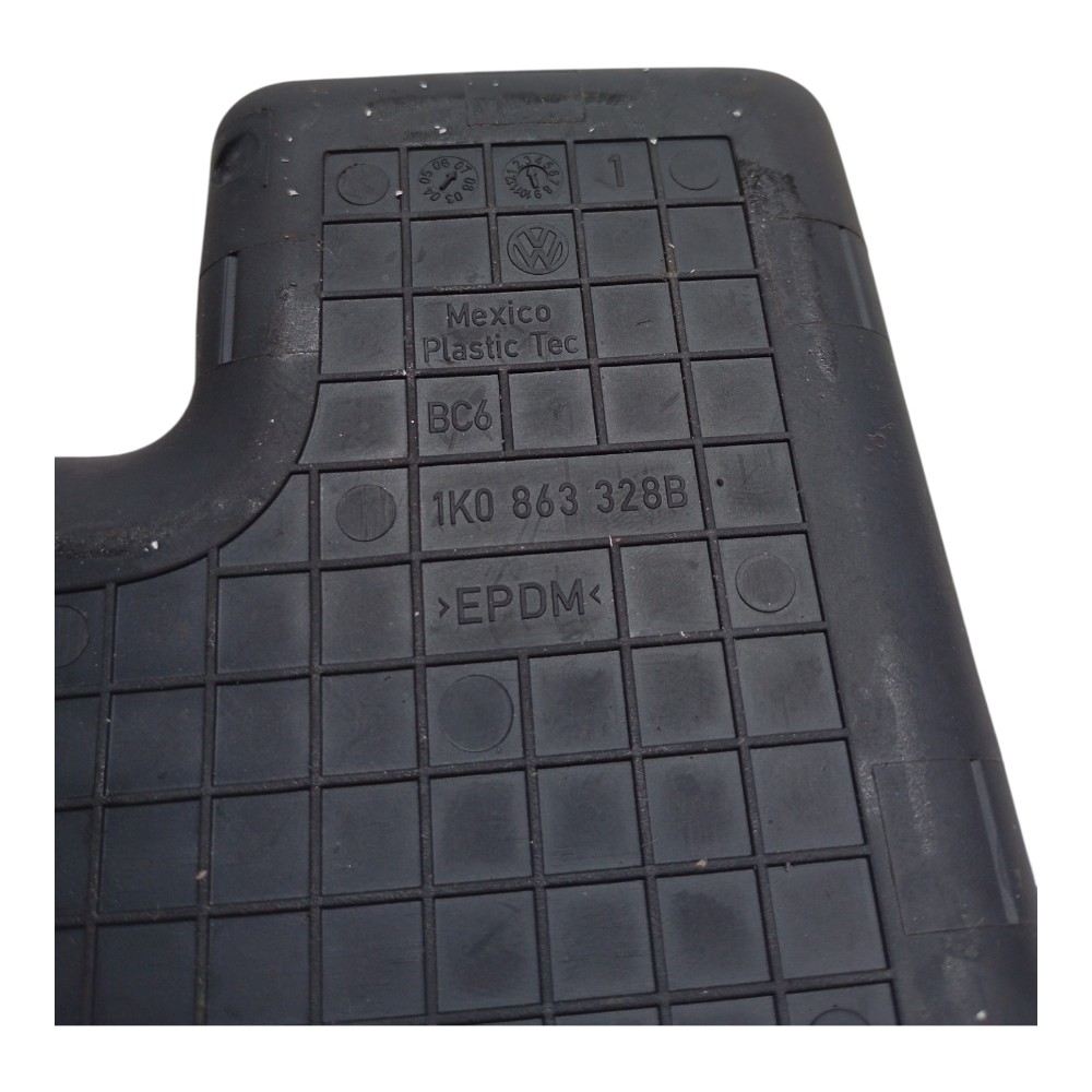 Borracha Tapete Console Volkswagen Jetta 2.5 2007 2008 2009 Preto 2