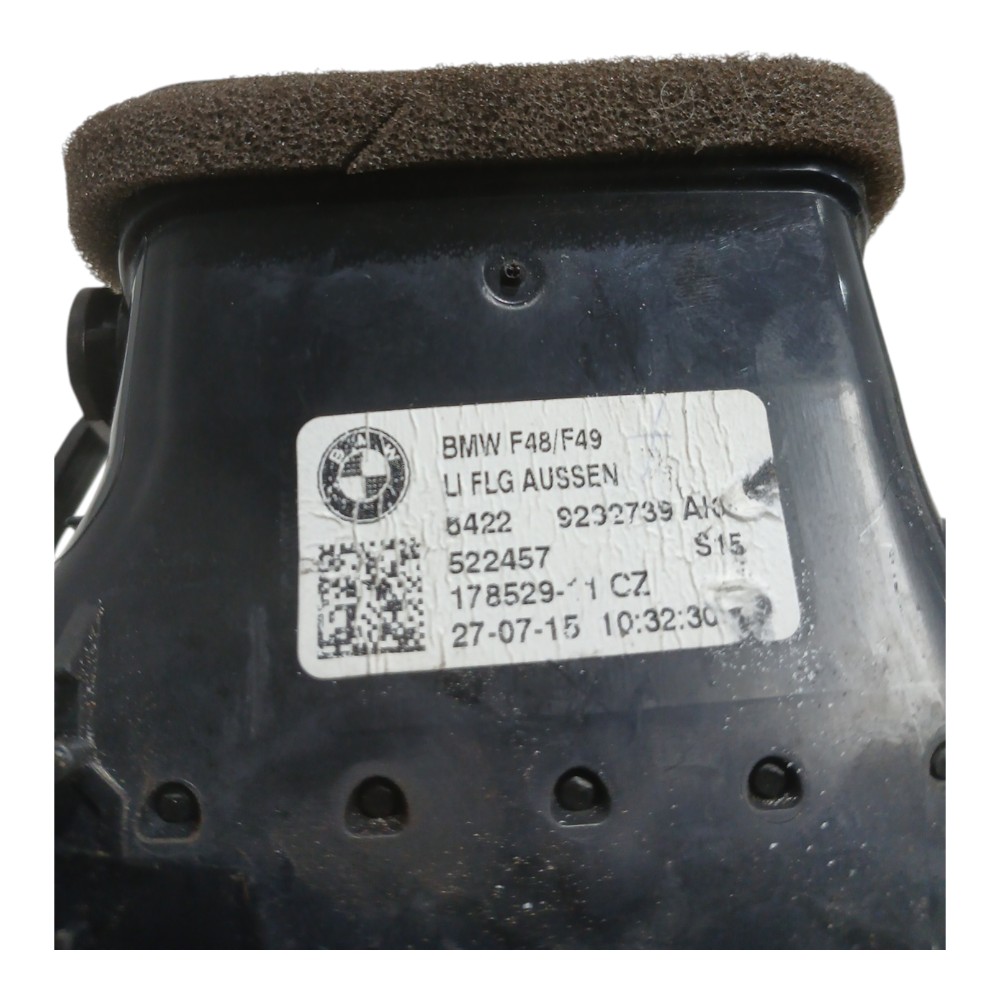 Difusor De Ar Esquerdo Bmw X1 2.0 F48 2016 2017 2018 2019 2