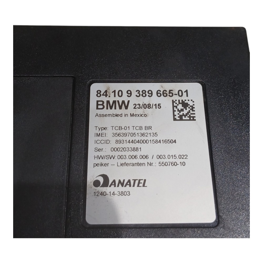 Módulo Central Bluetooth Bmw X1 2.0 F48 2016 2019 8410938966 2