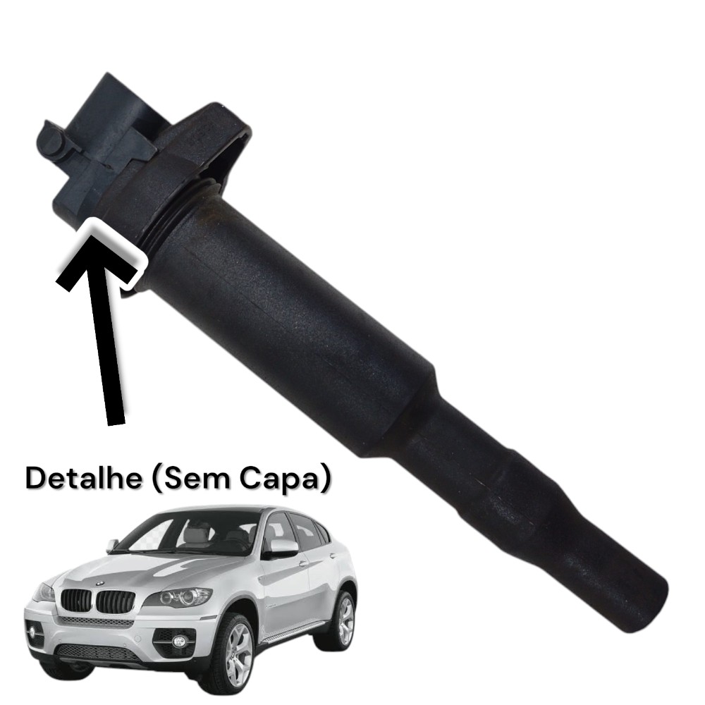 Bobina Ignição Bosch Com Detalhe Bmw X6 4.4 2010 E71 1437986