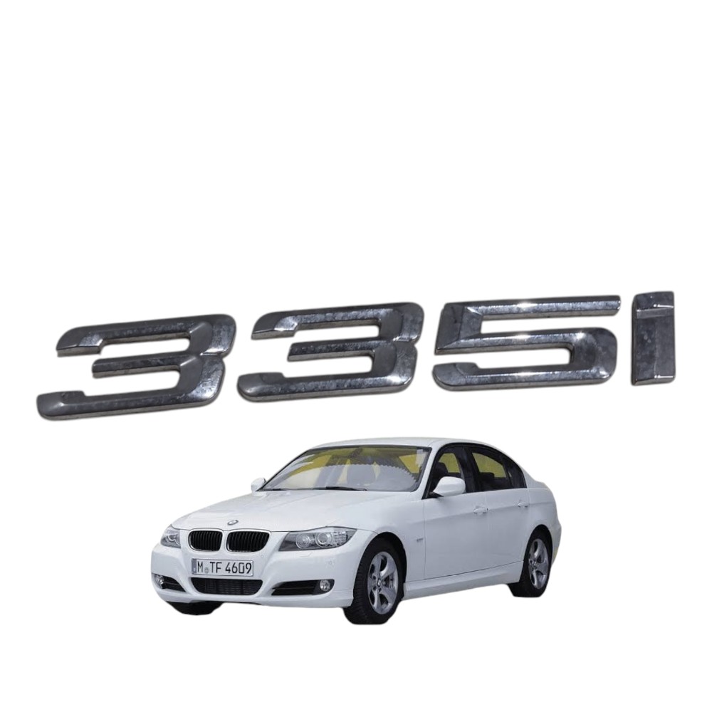 Emblema Letras Bmw 335i 3.0 Turbo 2008 2009 2010 E90 N54 Cromado