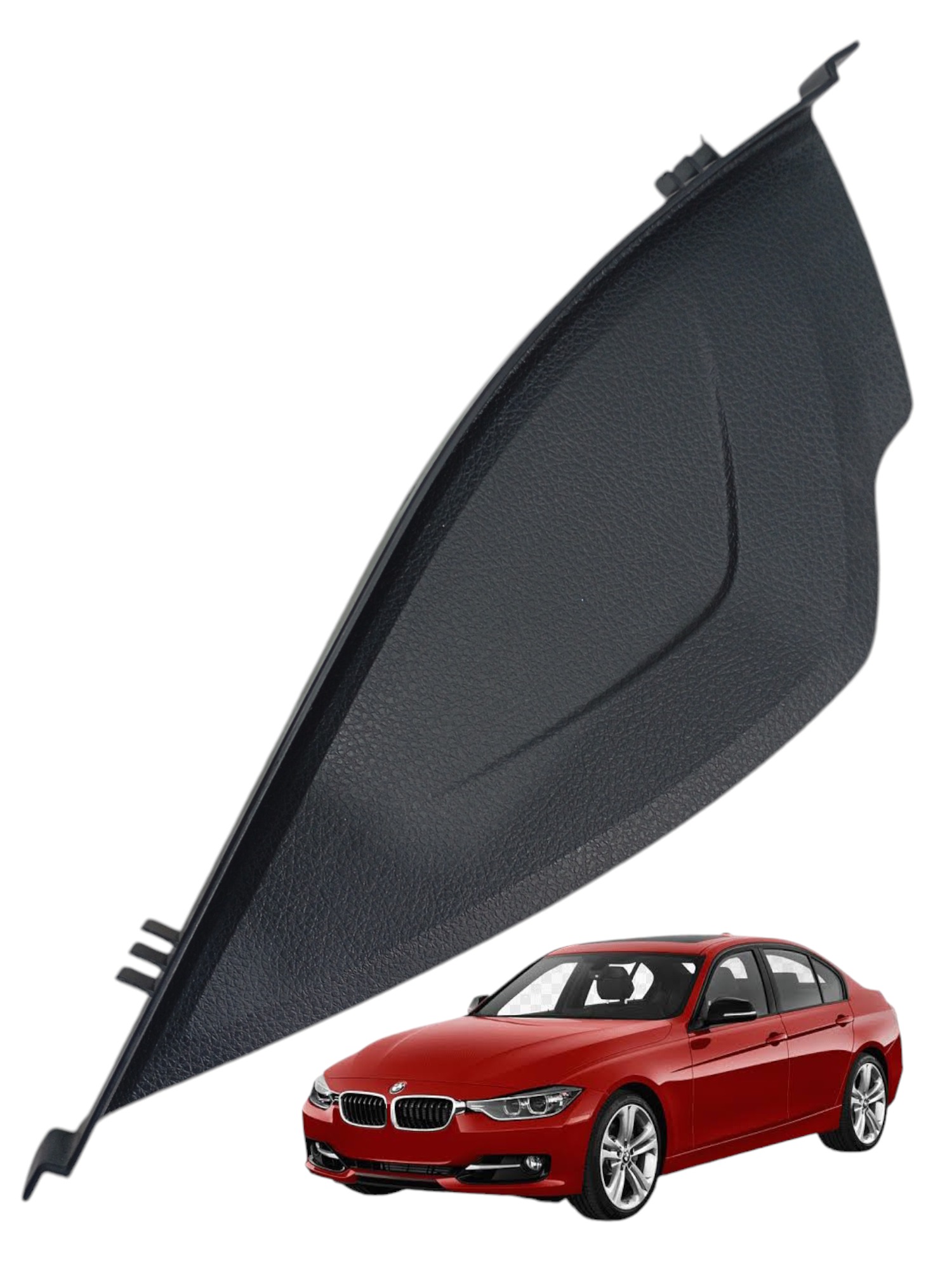 Acabamento Esquerdo Painel Bmw 320i 2.0 2013 Cod 51459218553 Preto