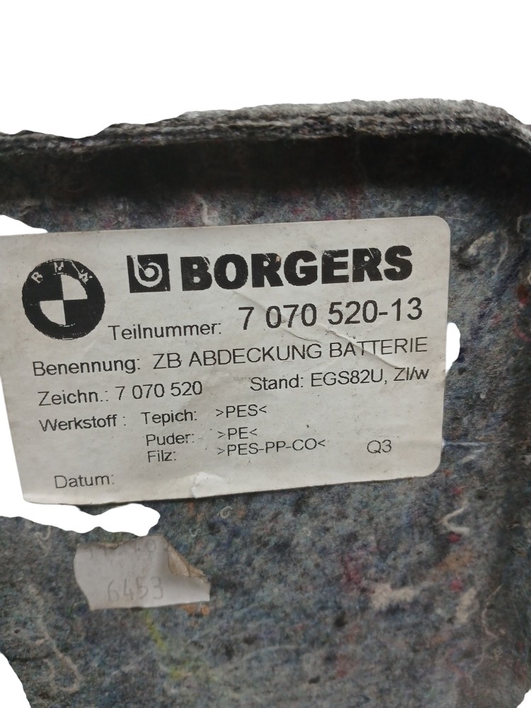 Suporte Ferramentas Forro Porta Malas Bmw 335i 3.0 E90 2008 2