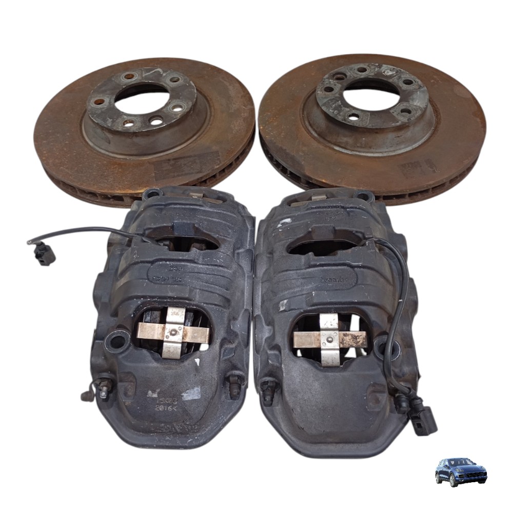Kit pinca freio dianteiro Porsche cayenne vr6 original 2015