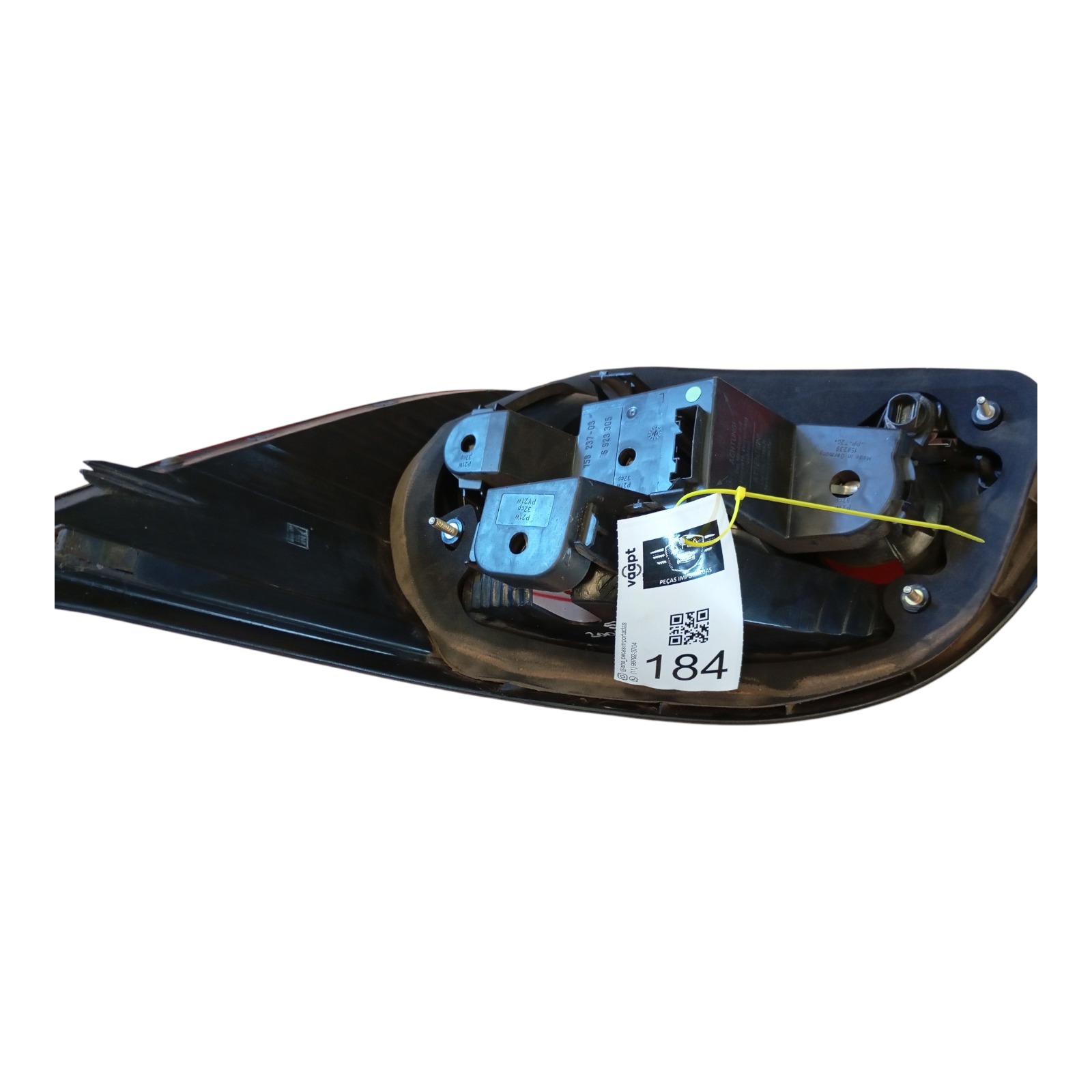 Lanterna Traseira Esquerda Bmw 545i 4.4 V8 2004 Cod 7165737 Esquerdo Transparente 4