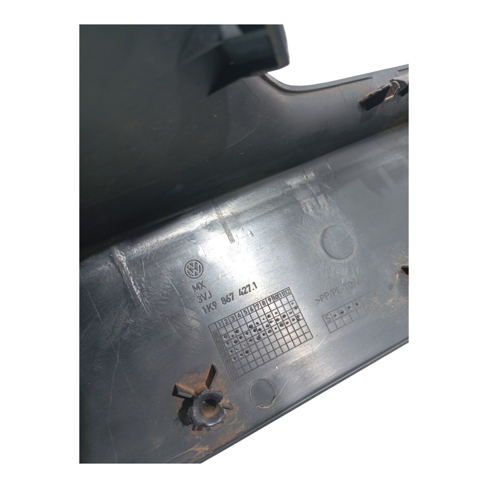 Moldura Forro Lateral Esquerd Porta Malas Jetta Variant 2009 Preto 2