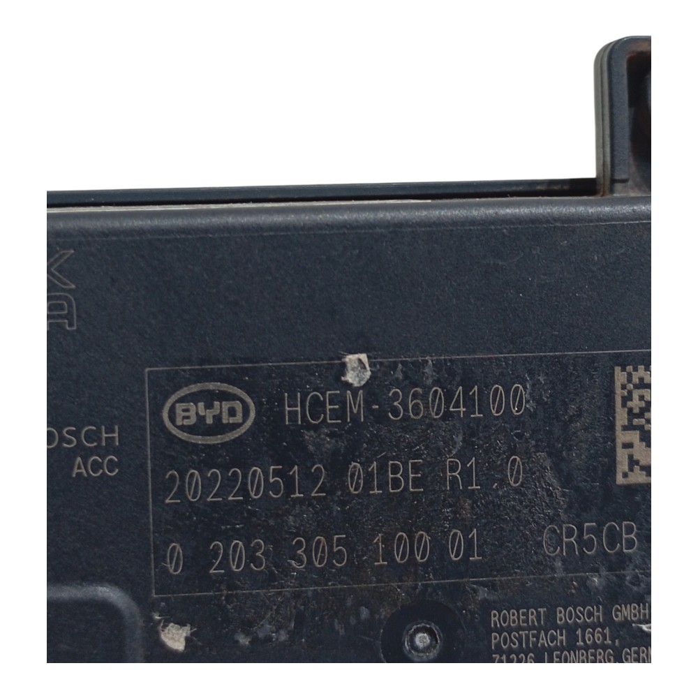 Sensor Radar Parachoque Dianteiro Byd Han Awd Gs 680ev 2023 2