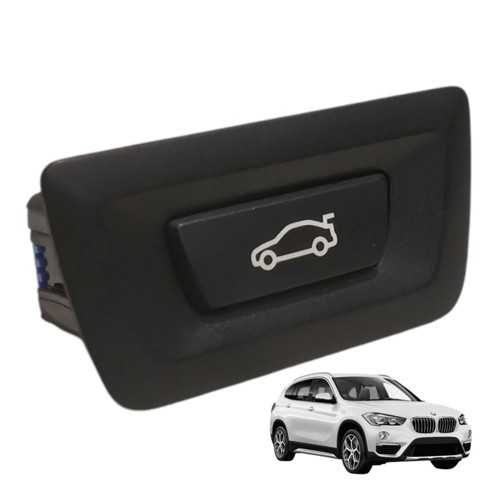 Botão Fechamento Tampa Traseira Bmw X1 2.0 2016 2019 F48 Preto 1