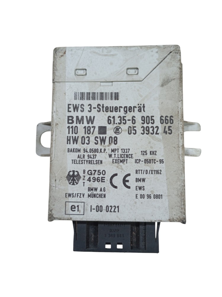 Módulo Imobilizador Bmw 320i 2.0 E46 2000 A 2003 61356905666 4