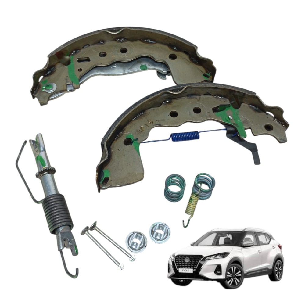 Kit sapata freio traseiro esquerdo Nissan kicks 1.6 adv 2024 1