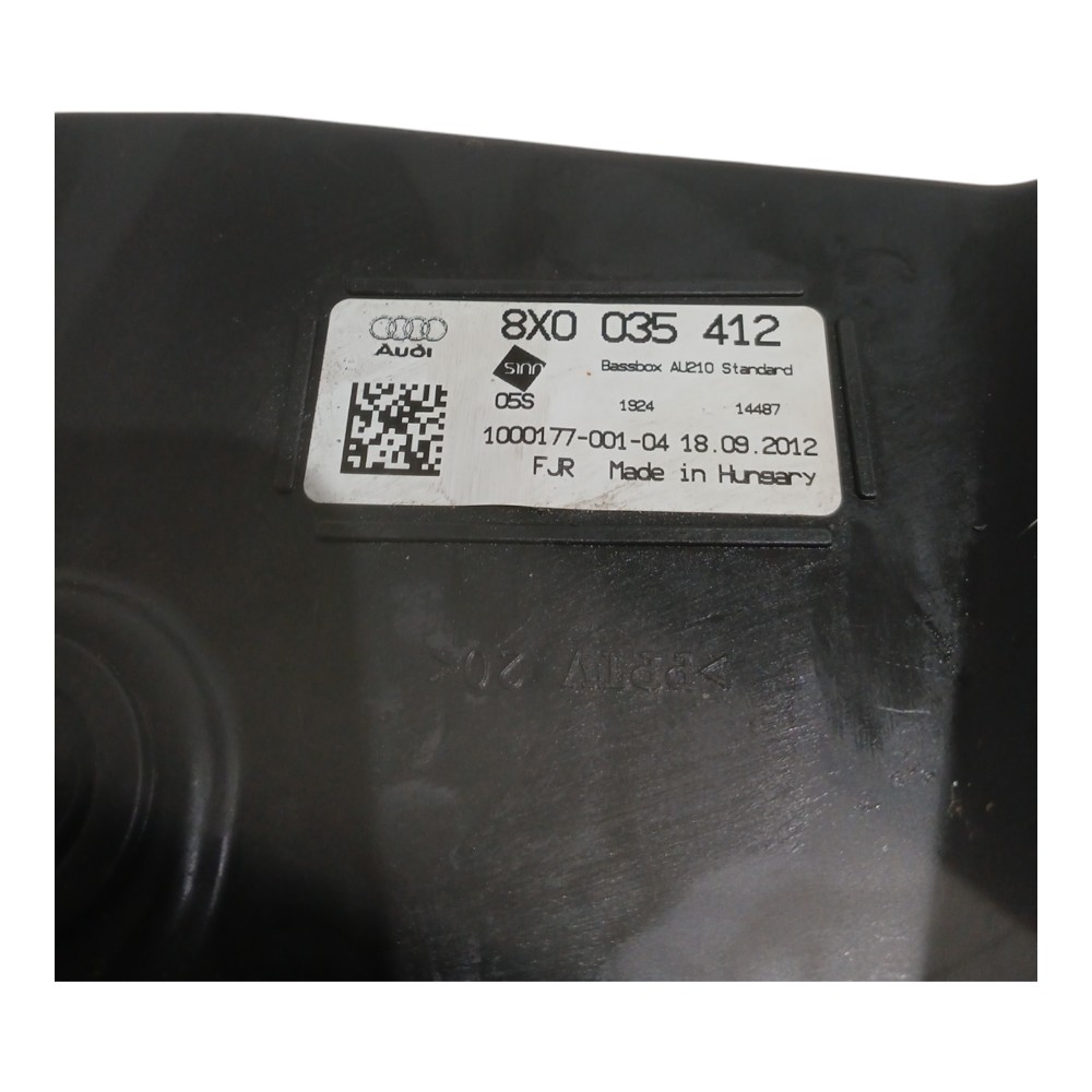 Alto Falante Subwoofer Porta Malas Audi A1 1.4 2013 Preto 2