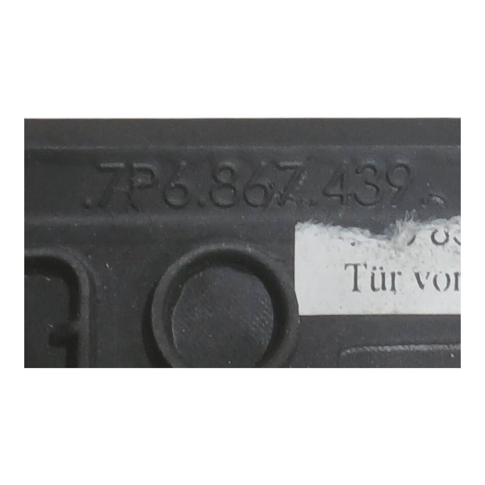Friso Porta Dianteira Esquerda Vw Touareg 4.2 V8 Fsi 2013 Preto 7