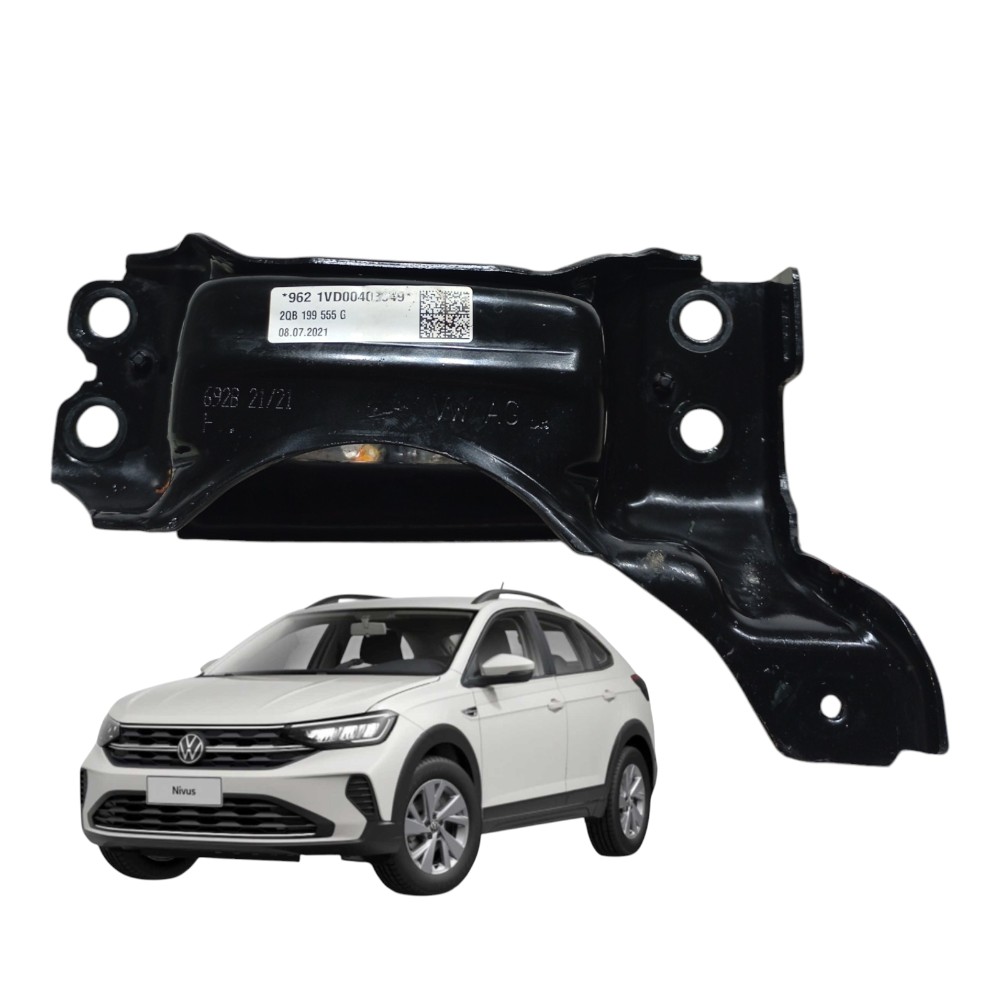Calço Coxim Superior Esquerdo Câmbio Volkswagen Nivus 2021