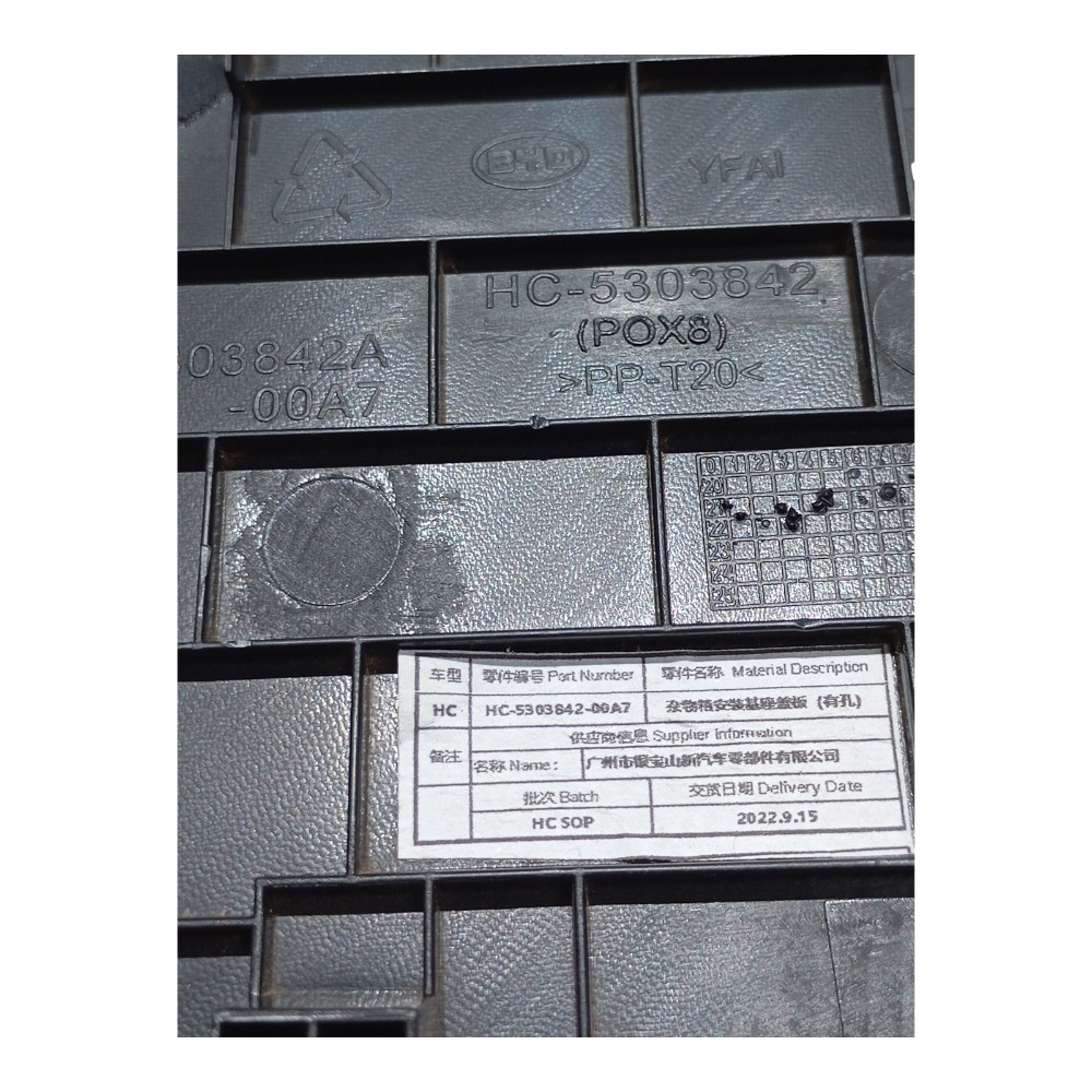 Tampa Base Porta Luvas Byd Han Awd Gs 680ev 2022 2023 2
