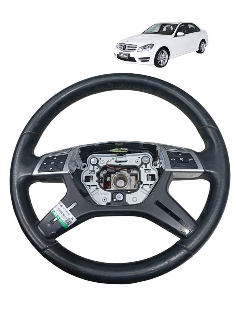 Volante Aro Comando Ligação Mercedes Benz C180 2014 Turbo