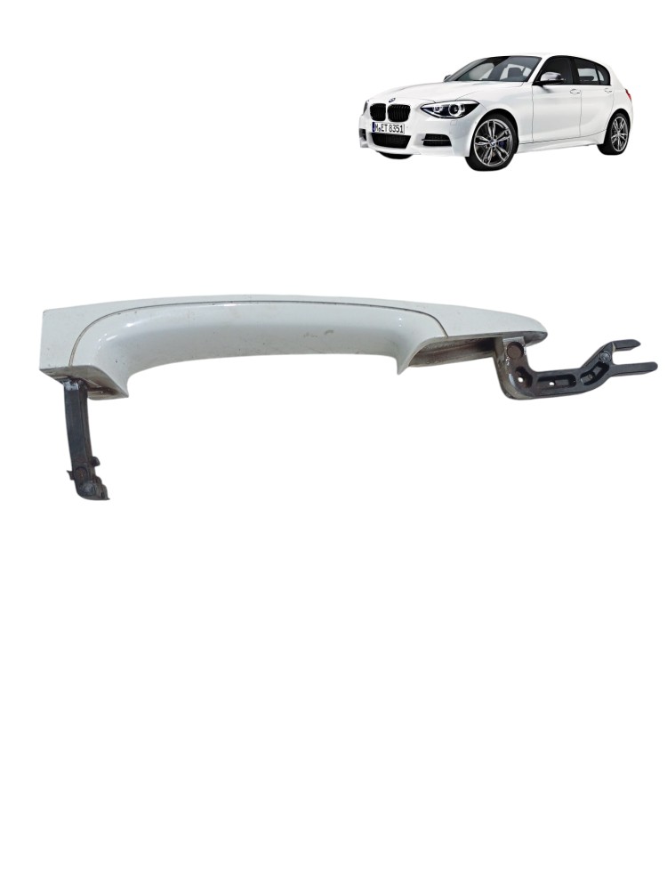 Maçaneta Externa Porta Dianteira Esquerda Bmw 125i 2.0 2014 Branco