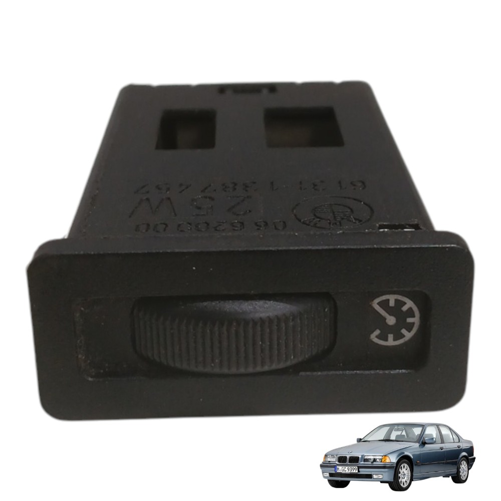 Botão Regulagem Luz Painel Bmw 325i 2.5 1994 1995 1996 E36