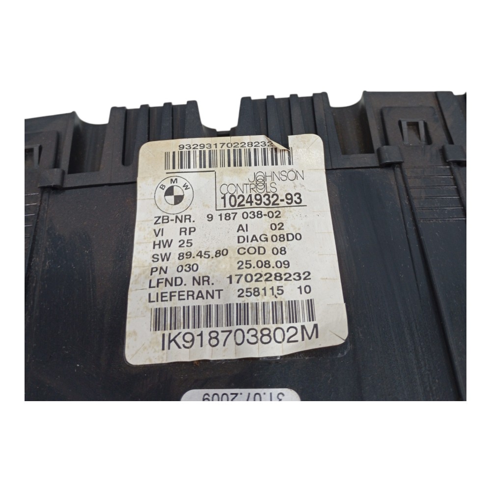 Painel De Instrumentos Bmw 118i 2.0 2010 Cod-1041568 Preto 2