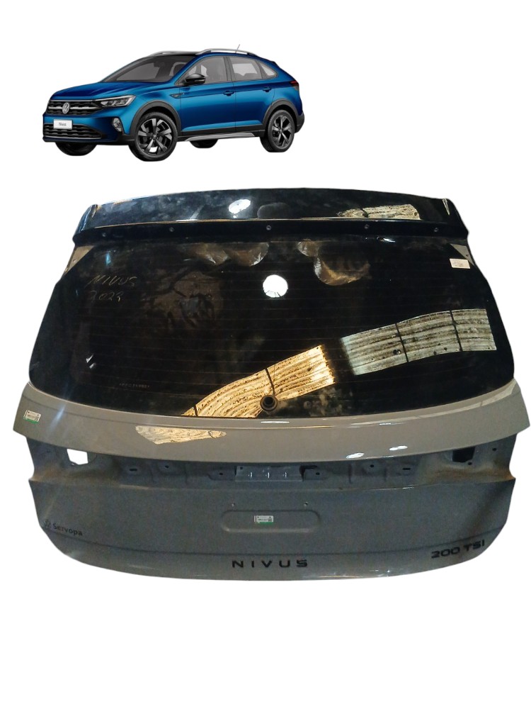 Tampa Traseira Porta Malas Vw Nivus Highline 1.0 Turbo 2022 6