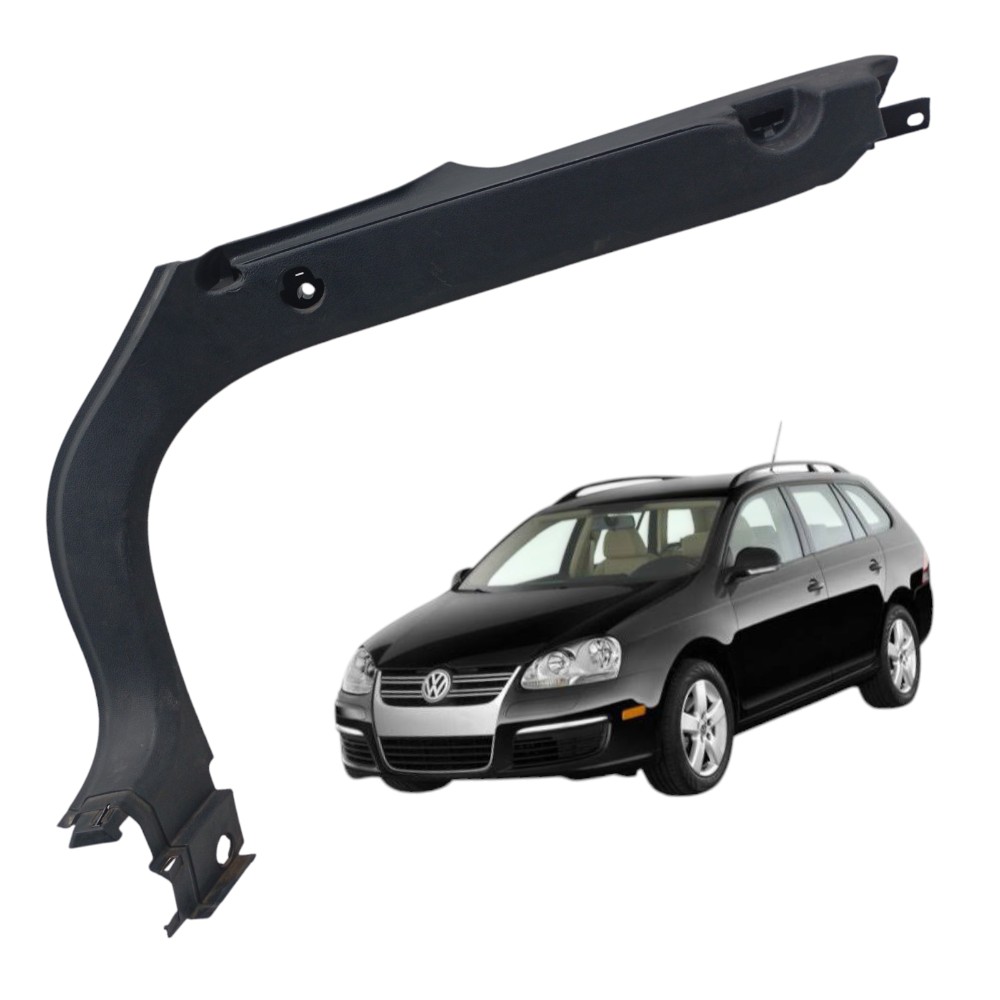 Moldura Forro Lateral Esquerd Porta Malas Jetta Variant 2009 Preto