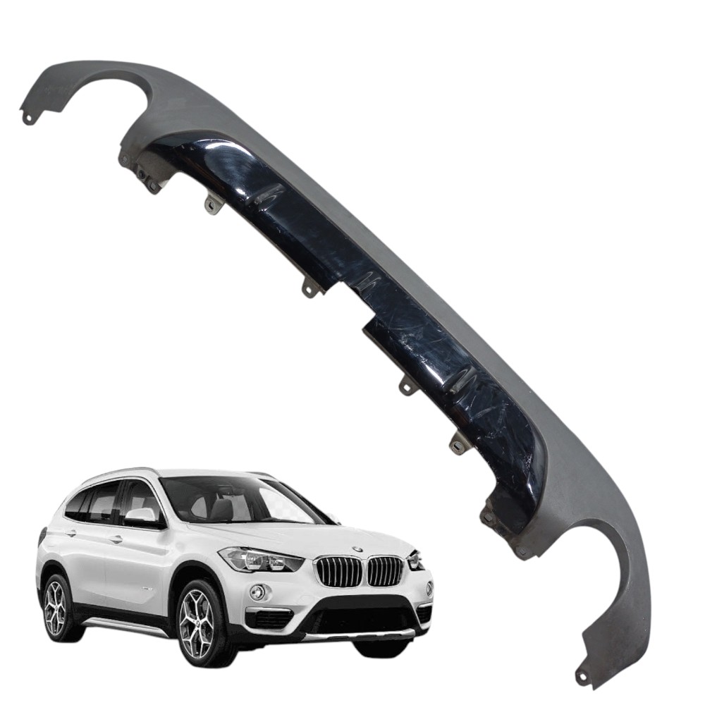 Spoiler Aplique Para-choque Traseiro Bmw X1 2017cod-7332324