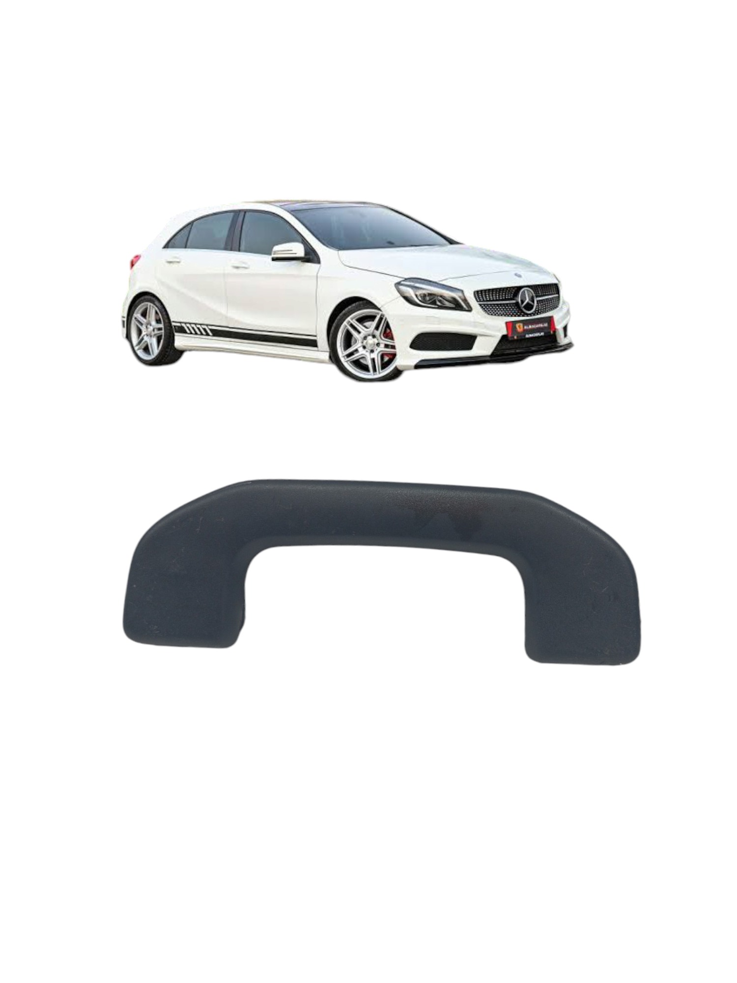 Alça Puxador Pqp Traseiro Direito Mercedes Benz A250 2015 Preto