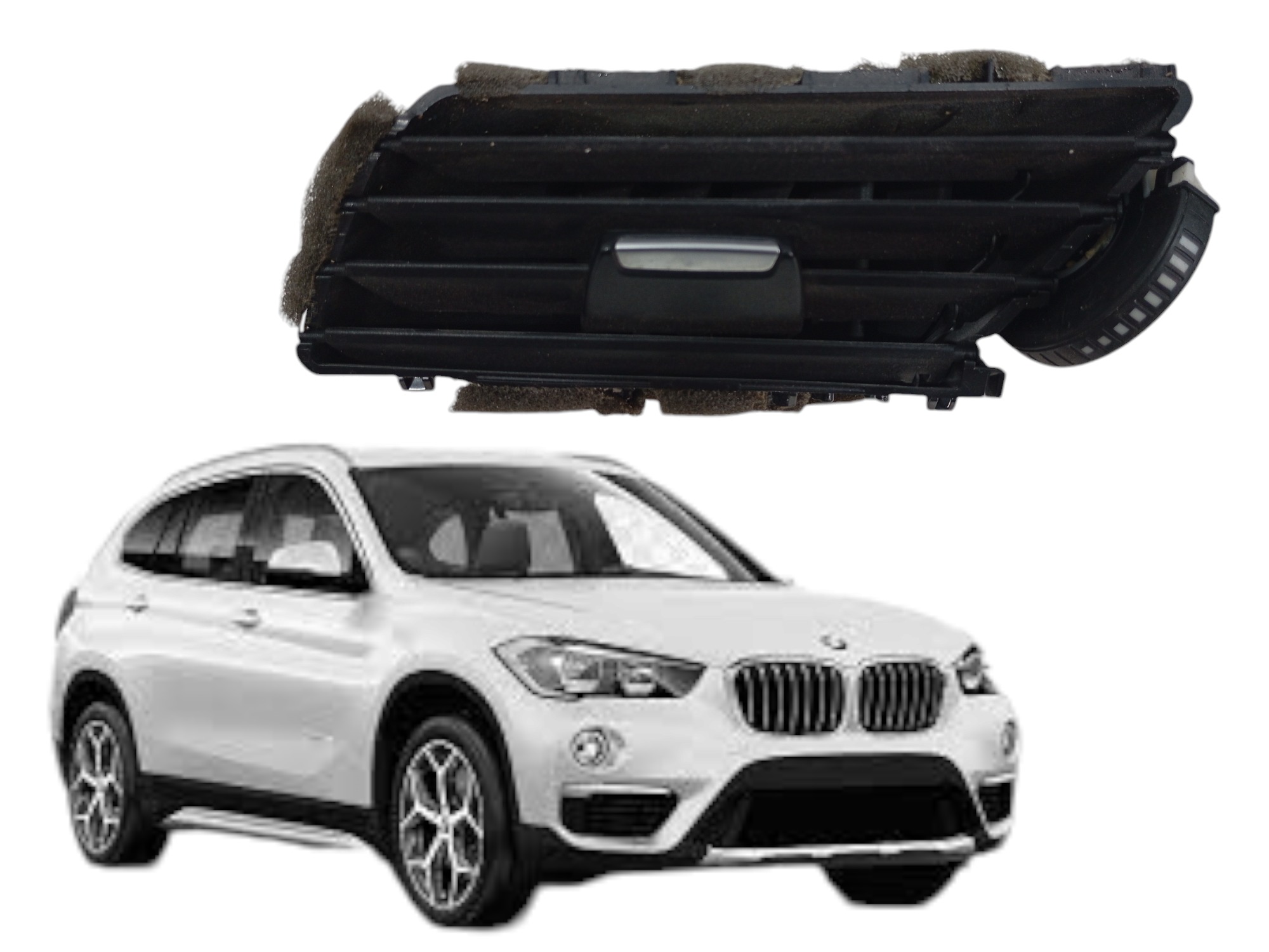 Difusor De Ar Central Direito Bmw X1 2.0 2017 Cod 9332456