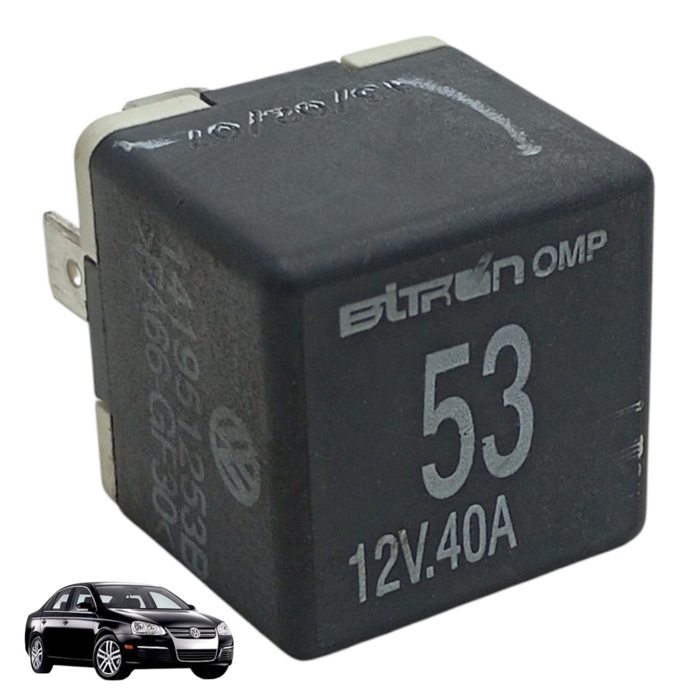 Relé Auxiliar 53 Volkswagen Jetta 2.5 2007 2008 2009 2010 1