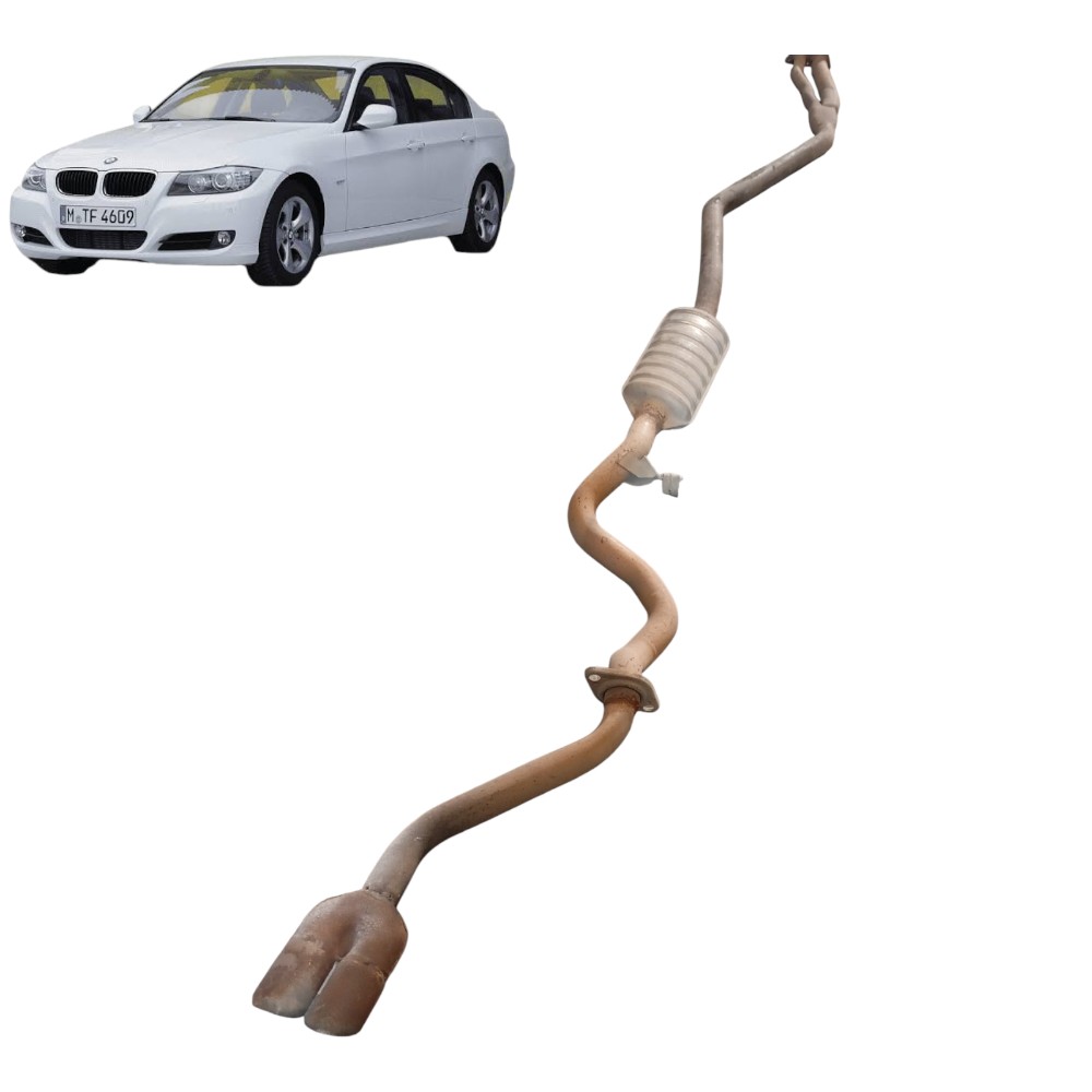 Escapamento Abafador Silencioso Bmw 320i 2.0 2010 2.0 N46