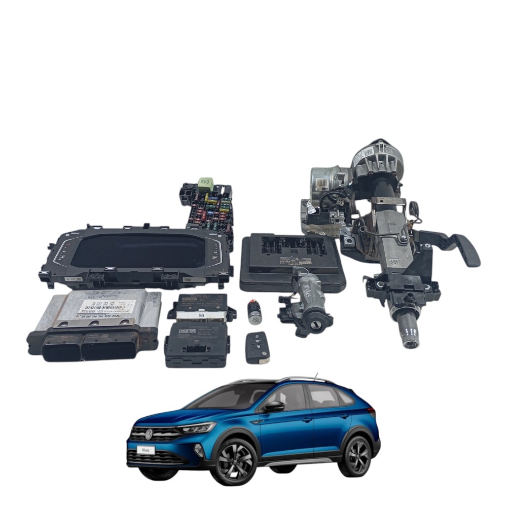 Kit Code Modulo Injeção Vw Nivus Highline 2022 1.0 Turbo Tsi