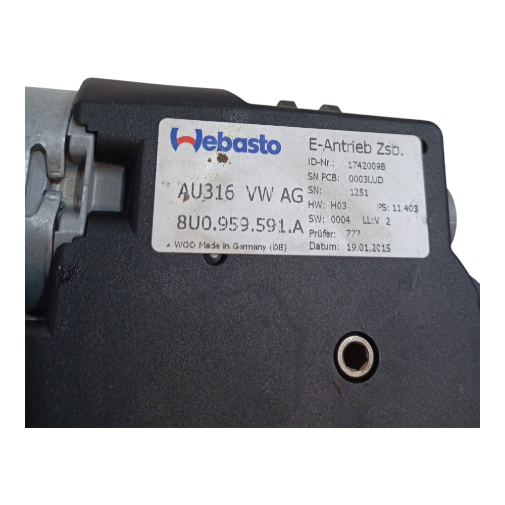 Motor Teto Solar Audi Q3 2.0 Turbo 2014 Cod-8u0959591a 6