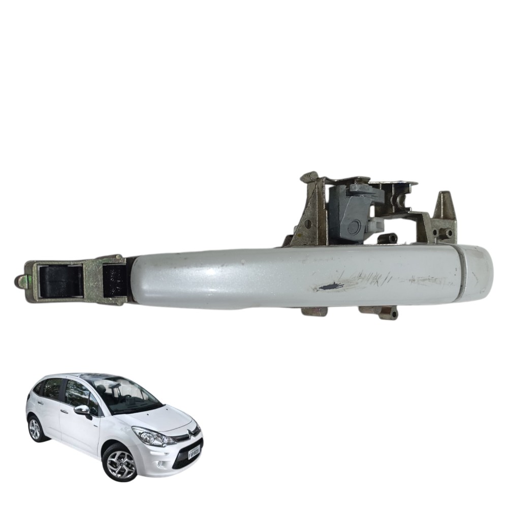 Maçaneta Externa Traseira Esquerda Citroen C3 2011 2014