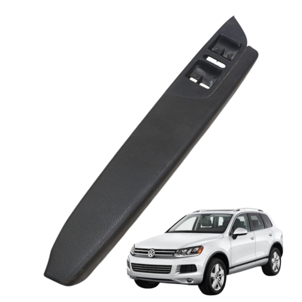 Moldura Botão Vidro Dianteiro Esq Vw Touareg 4.2 V8 Fsi 2013 6