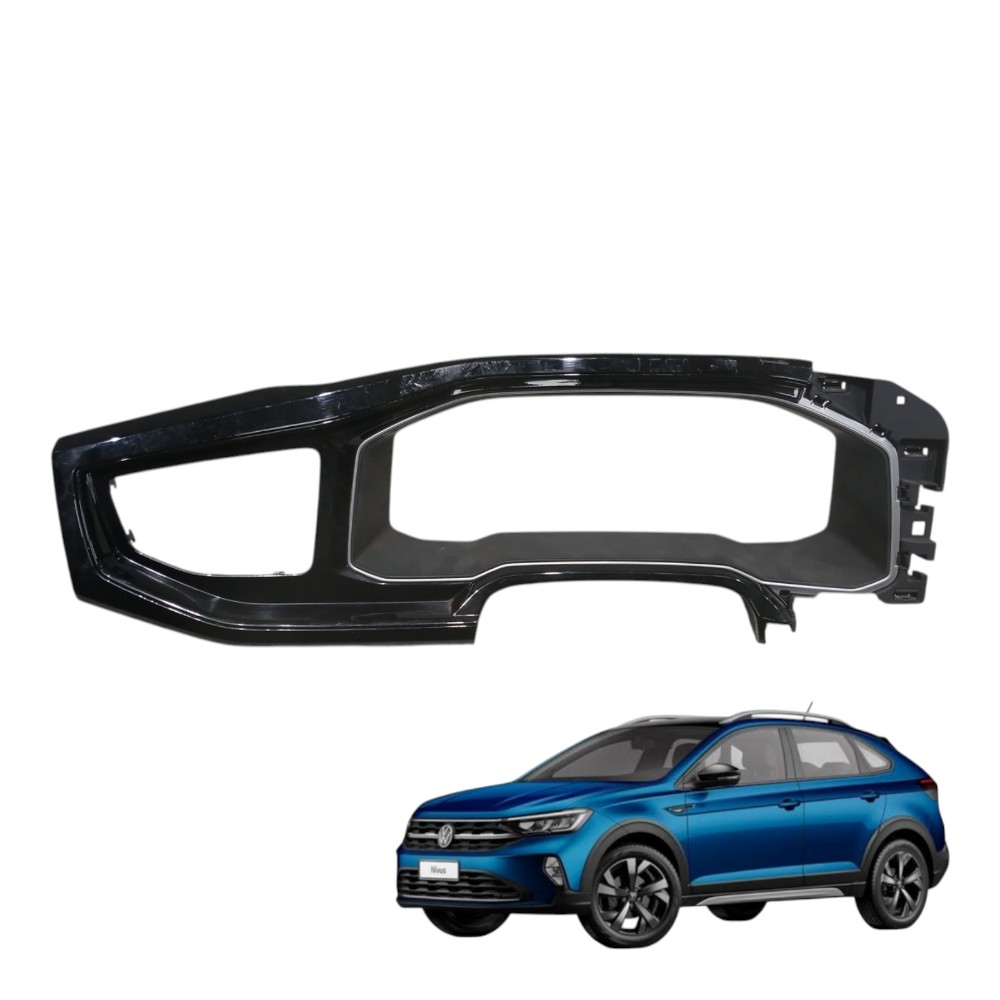 Moldura Painel De Instrumentos Volkswagen Nivus 1.0 T 2022 Preto 1