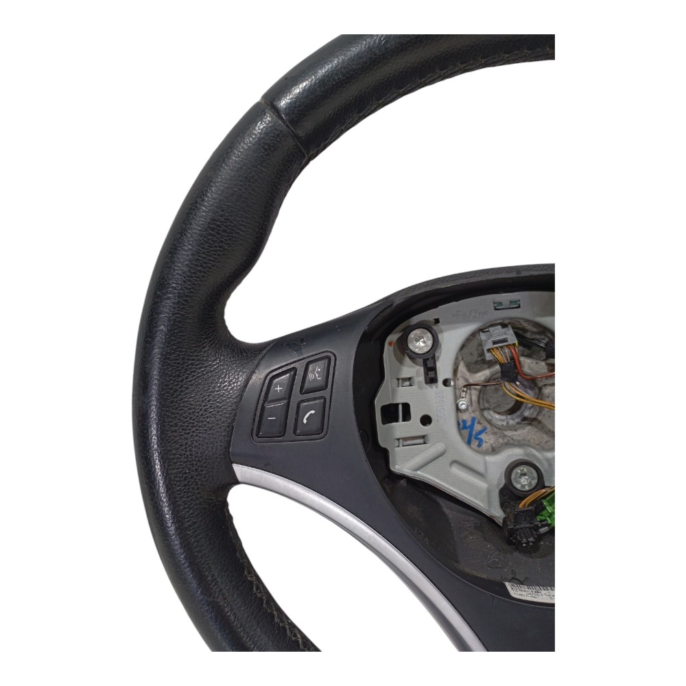 Volante Direção Com Comandos Bmw 320i 2.0 E90 2010 676989402 Preto 5