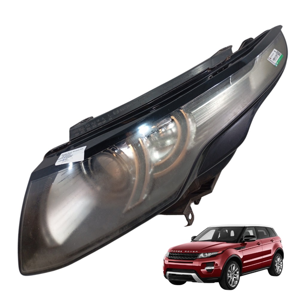 Farol Esquerdo Range Rover Evoque 2.0 2014 Cod-bj3213w030e Esquerdo/motorista