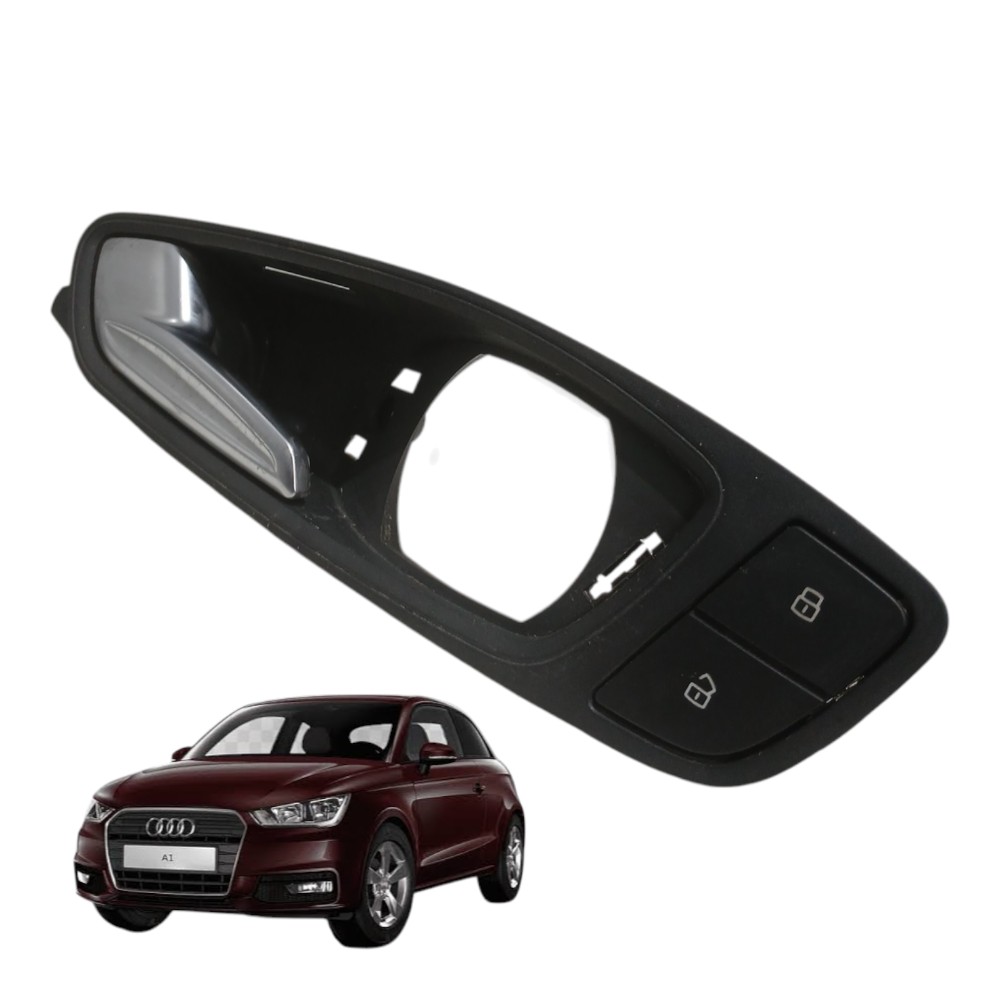 Maçaneta Interna Dianteira Esquerda Audi A1 1.4 Tfsi 2013 Preto Dianteira 1