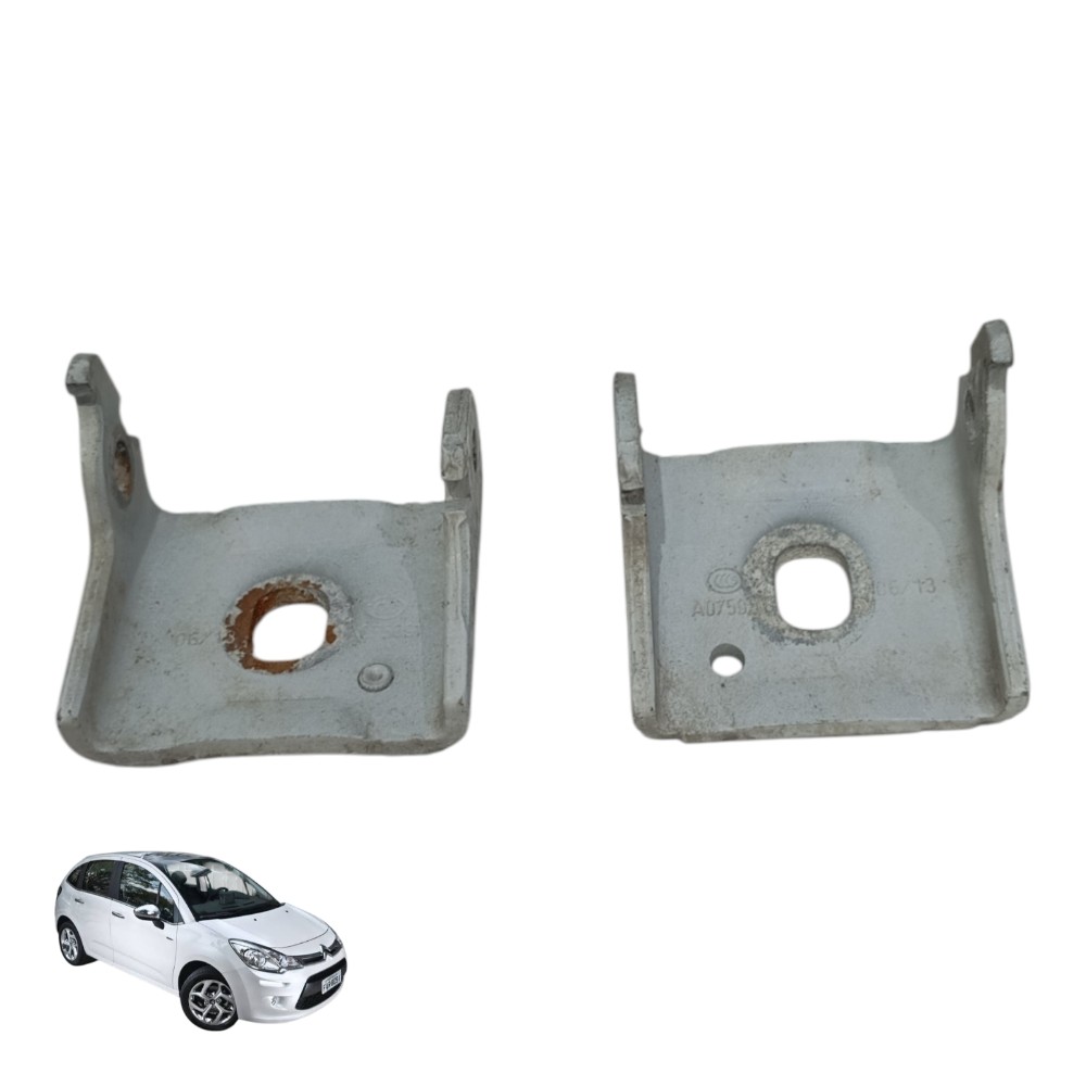 Par Dobradiça Superior Dianteira Esquerda Citroen C3 2014