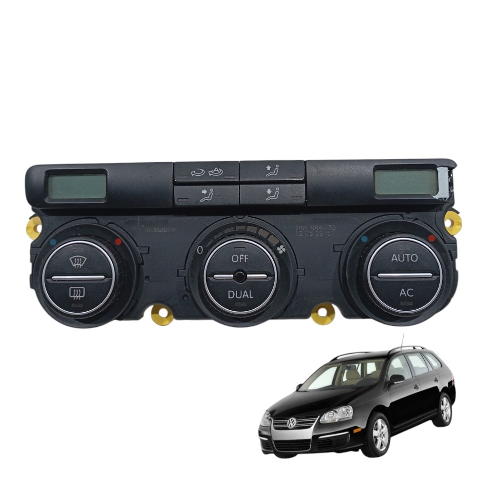 Comando Ar Condicionado Vw Jetta Variant 2009 Cod1k0907044ct