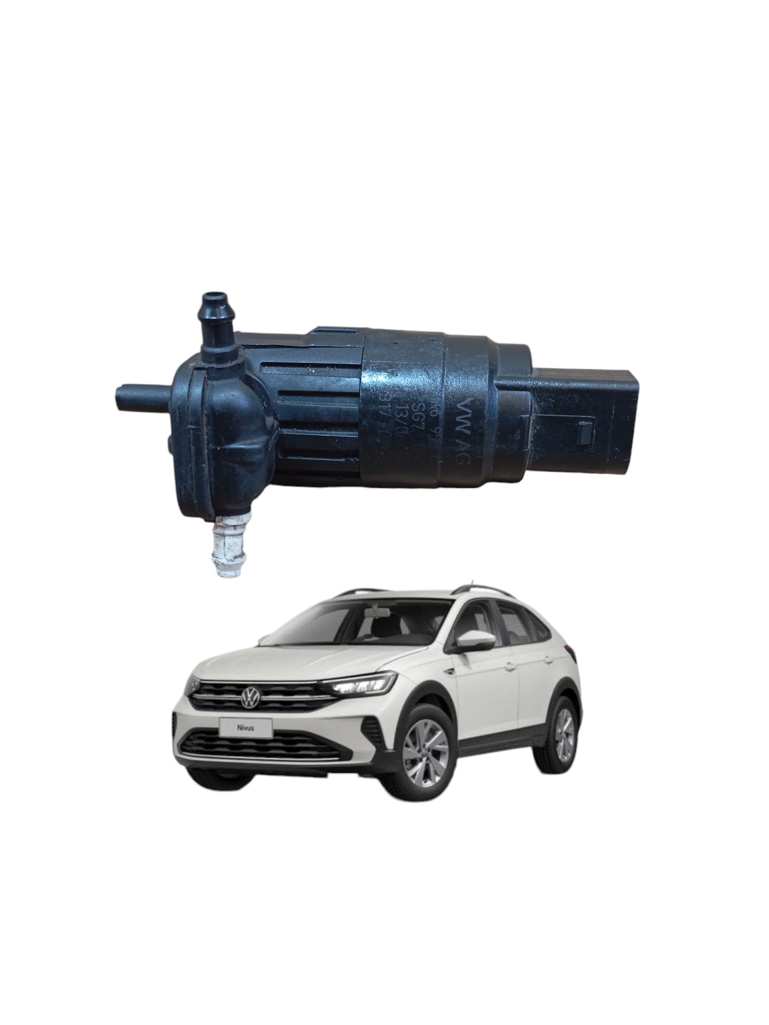 Motor Esguicho Parabrisa Volkswagen Nivus Comfortline 2022