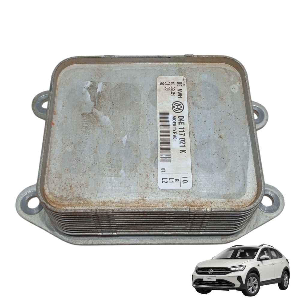 Resfriador Trocador Calor Óleo Motor Volkswagen Nivus 2021 1