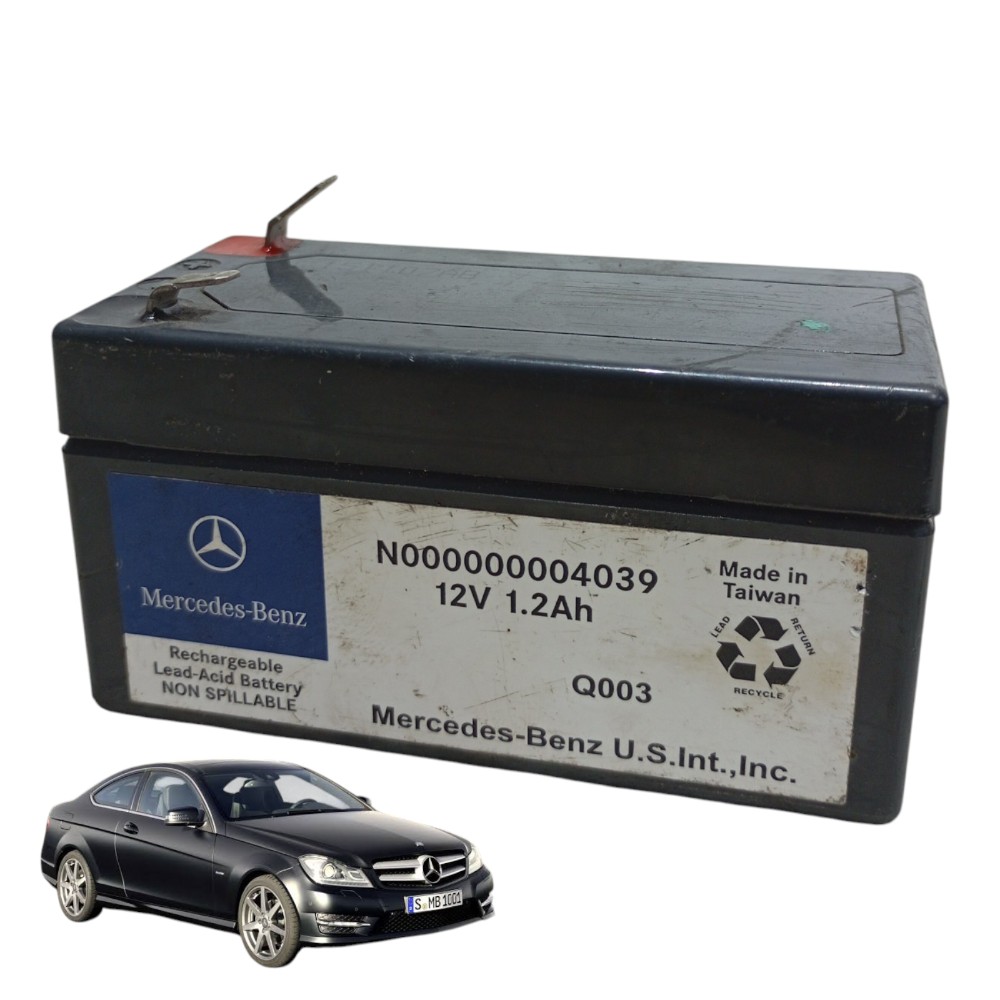 Bateria Auxiliar 12v Mercedes Benz C180 1.6 Turbo 2012 2014