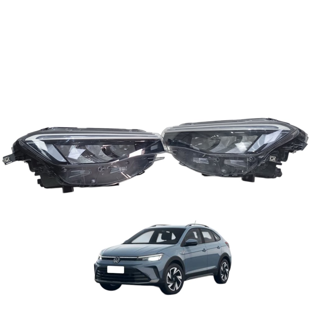 Par Farol Led Dianteiro Volkswagen Novo Nivus 2025 2026