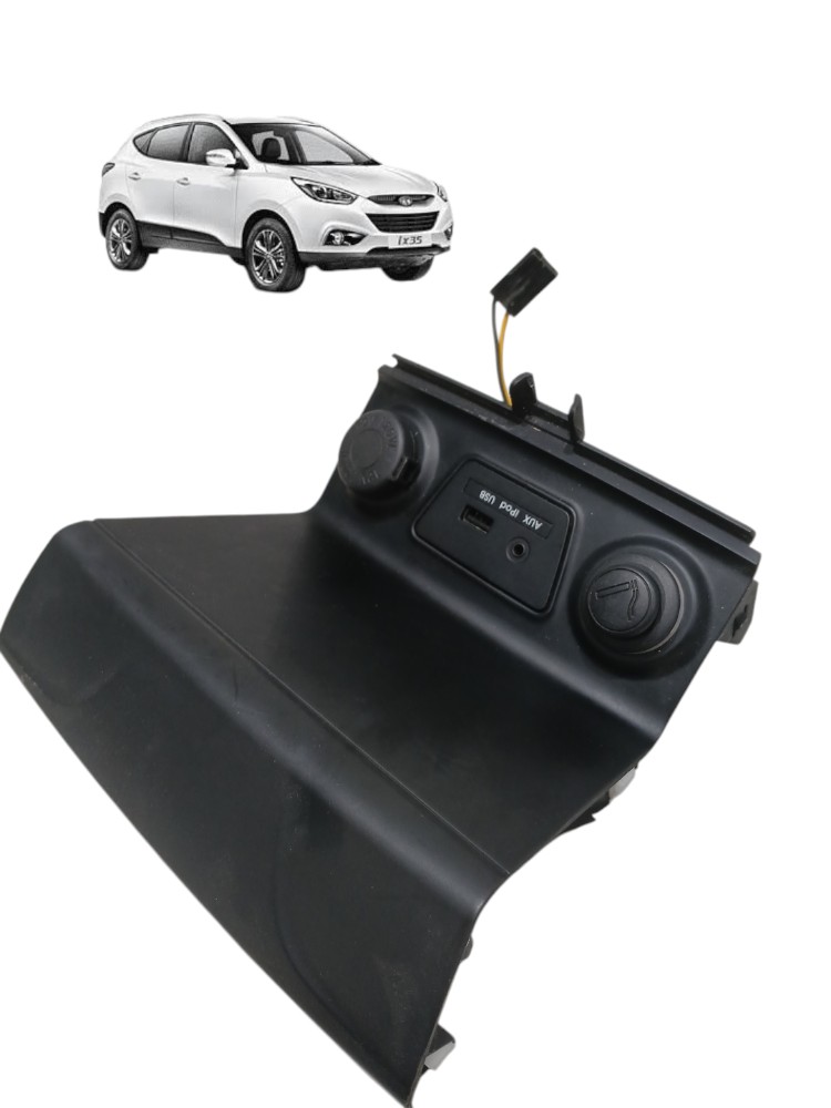 Moldura Console Central Entrada Usb Hyundai Ix35 2.0 2016 4