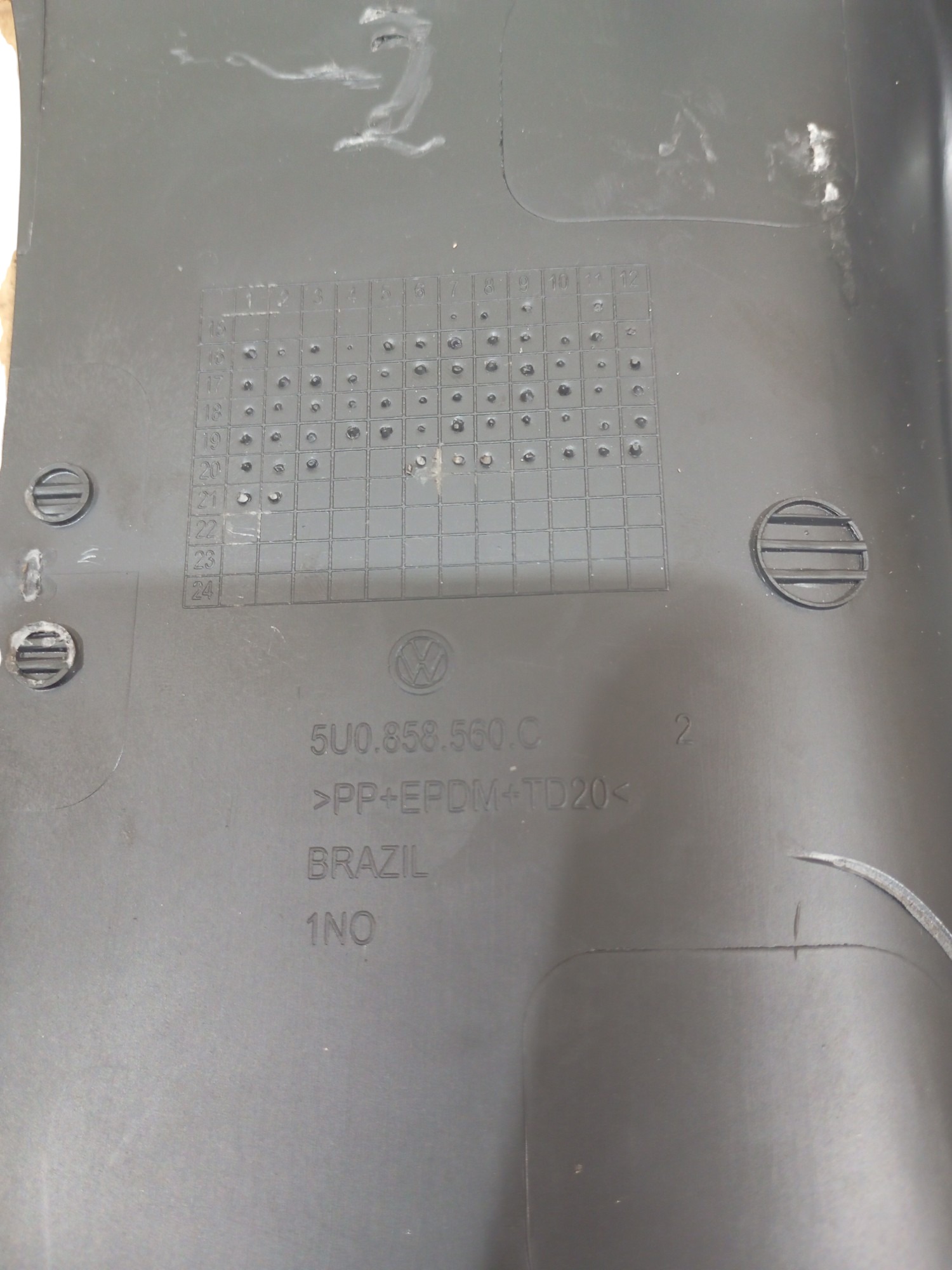Moldura Superior Volante Vw Gol 2021 2022 Cod 5u0858560c 5