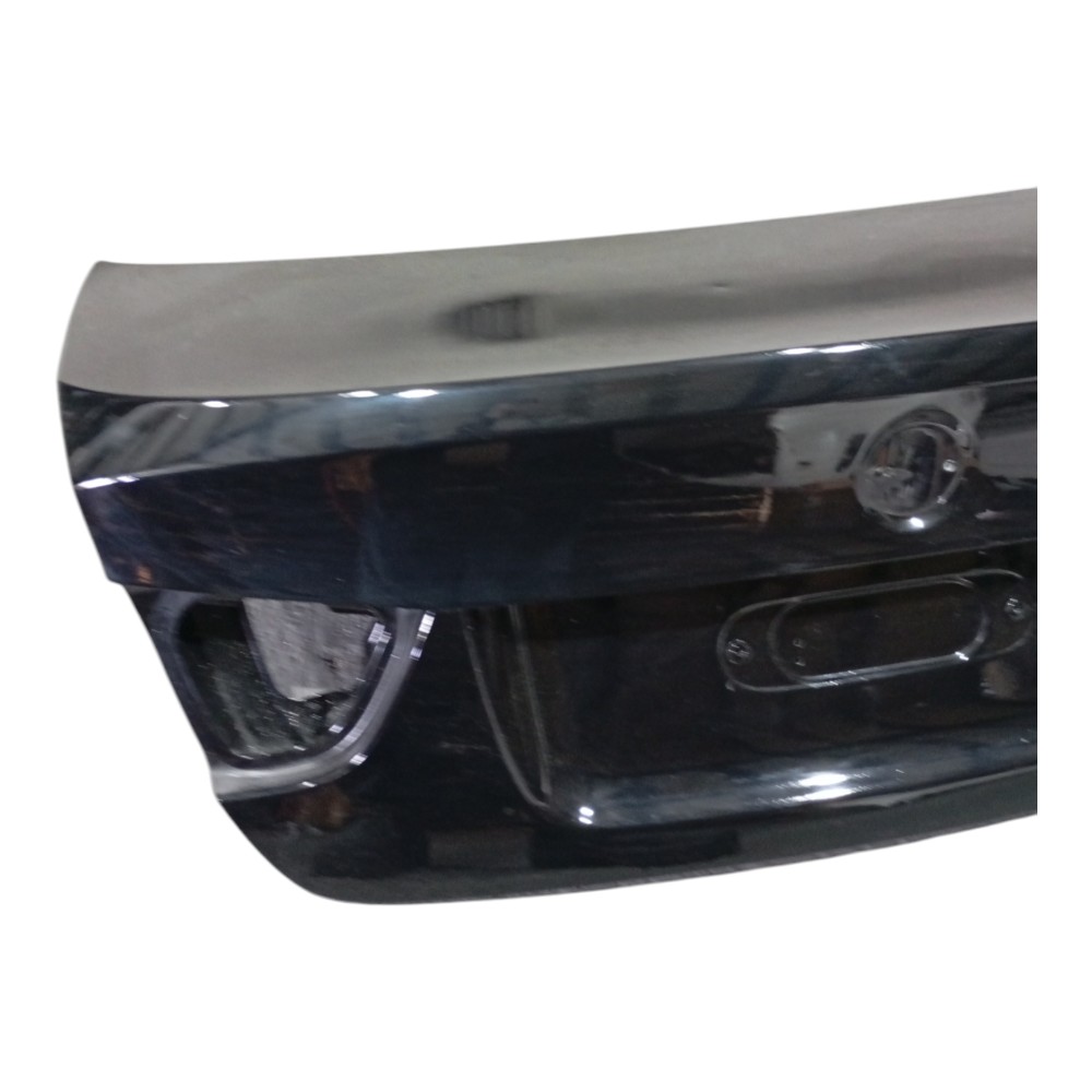 Tampa Traseira Porta Malas Bmw 320i 2.0 E90 2009 2010 2011 Preto 6