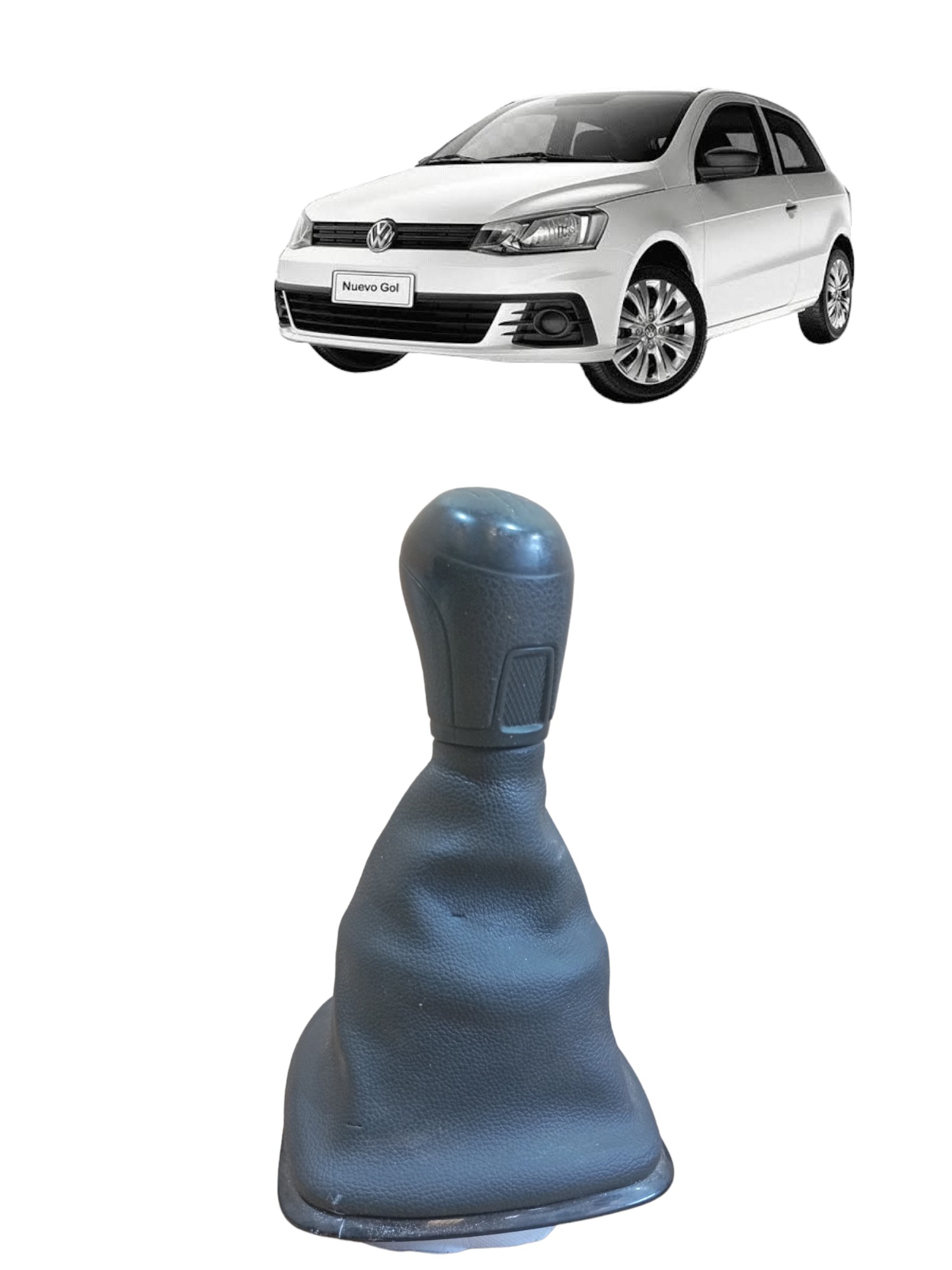 Manopla Marcha Volkswagen Gol 2021 2022 Cod 5u0711113aa Preto