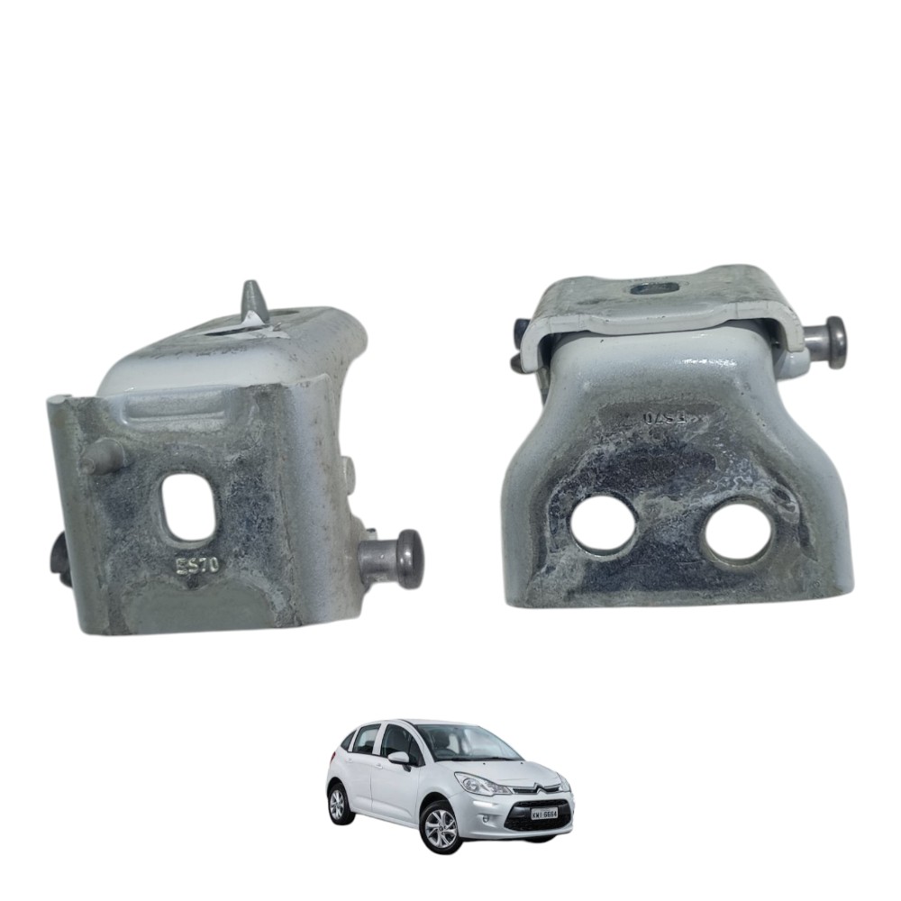 Par Dobradiças Porta Traseira Direita Citroen C3 1.5 2014