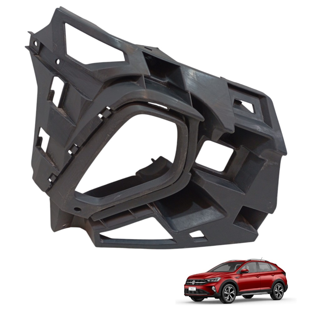 Moldura Farol De Milha Esquerdo Vw Nivus 2023 Cod 2g5941662a Esquerdo